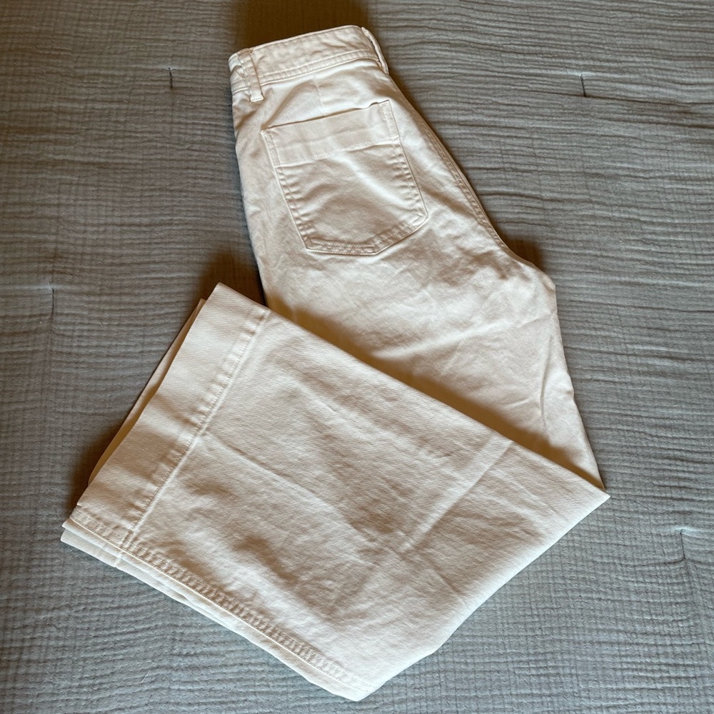 Gap High-Rise Wide-Leg Crop Jeans